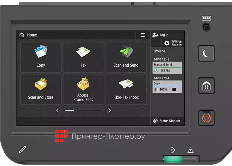 Canon imageRUNNER 2930i. Панель управления