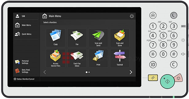 Canon imageRUNNER ADVANCE 4525i III. Эффективное управление устройствами
