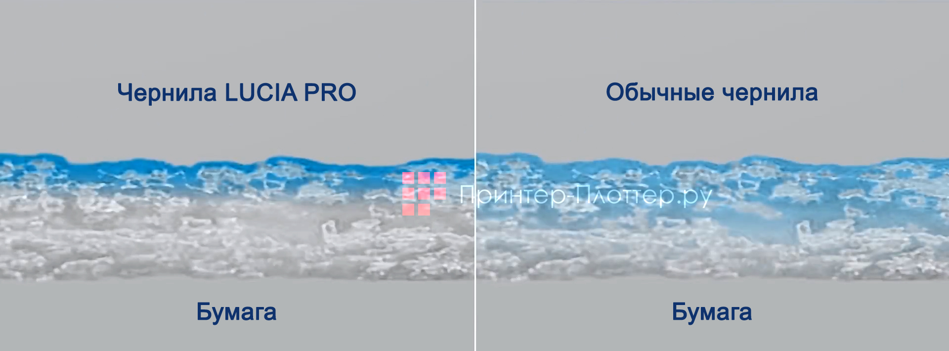 Canon PFI-1300PC (photo cyan). Печать на матовой бумаге