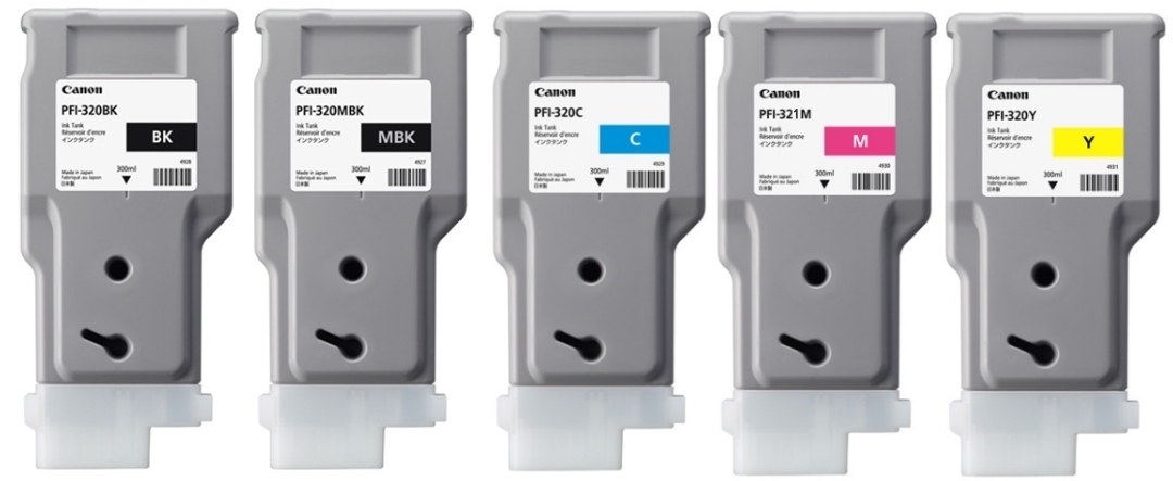 Canon PFI-320/321 комплект (MBK,BK,C,M,Y)