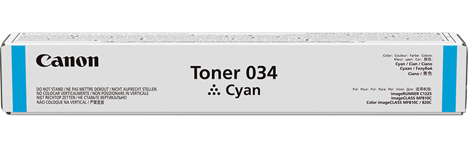 Canon Toner 034 (cyan). На выгодных условиях