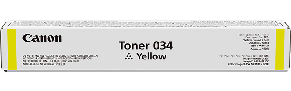 Canon Toner 034 (yellow). На выгодных условиях