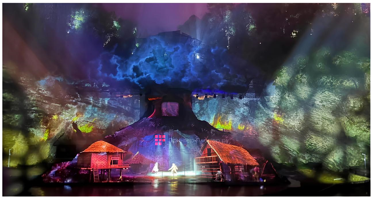 Christie Crimson WU31. Применение