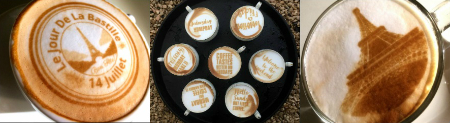 CoffeePrint (4 чашки). Бесплатная реклама