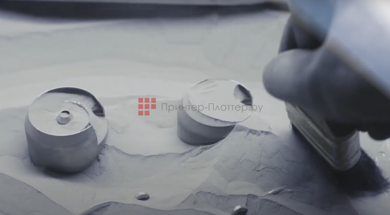 Concept Laser Mlab cusing. Удаление излишков порошка 