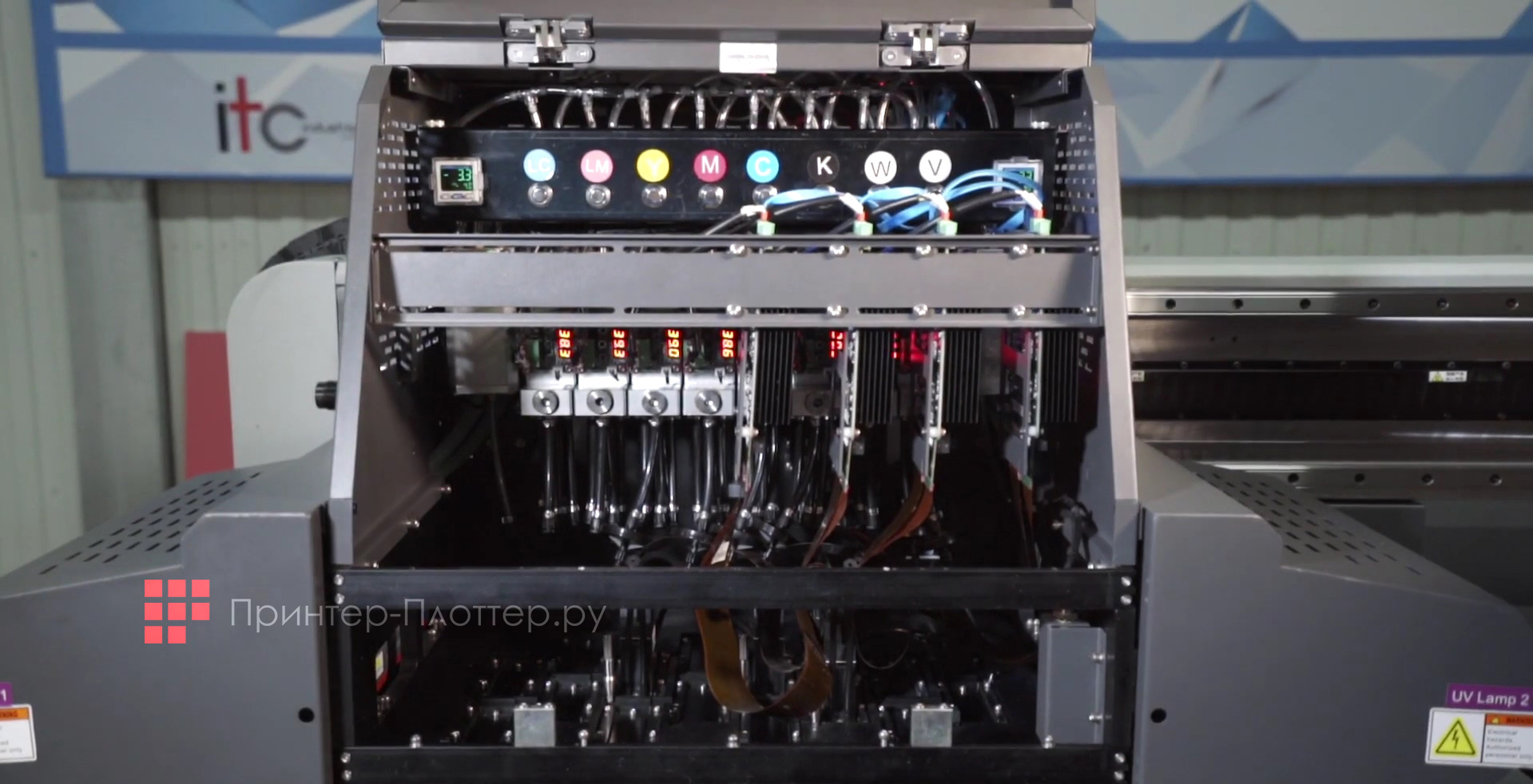 Docan H3200M. Контроль уровня чернил