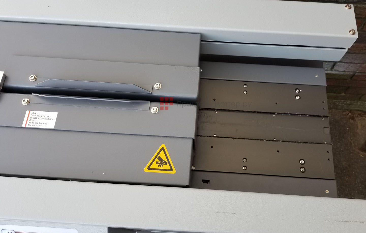 Duplo DB-290. Секция приклейки обложки