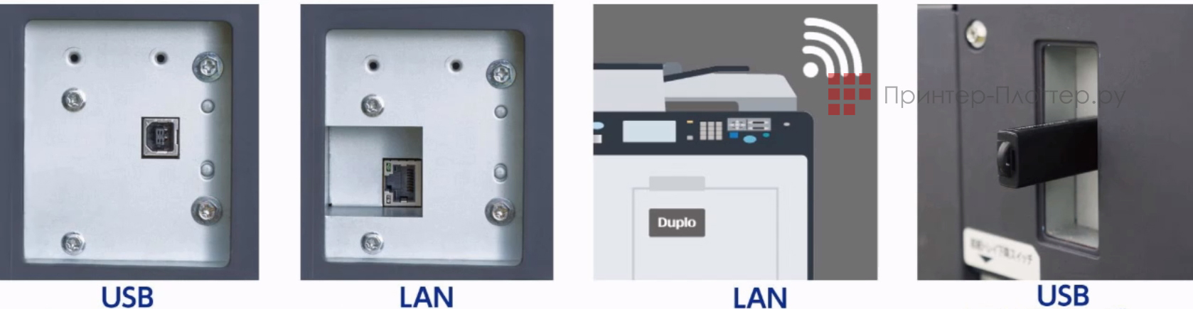Duplo DP-X550. Интерфейс