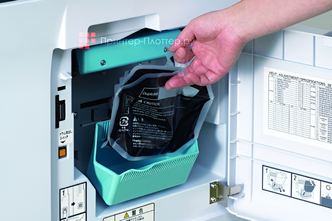 Duplo DP-X850. Легко заменяемый чернильный картридж