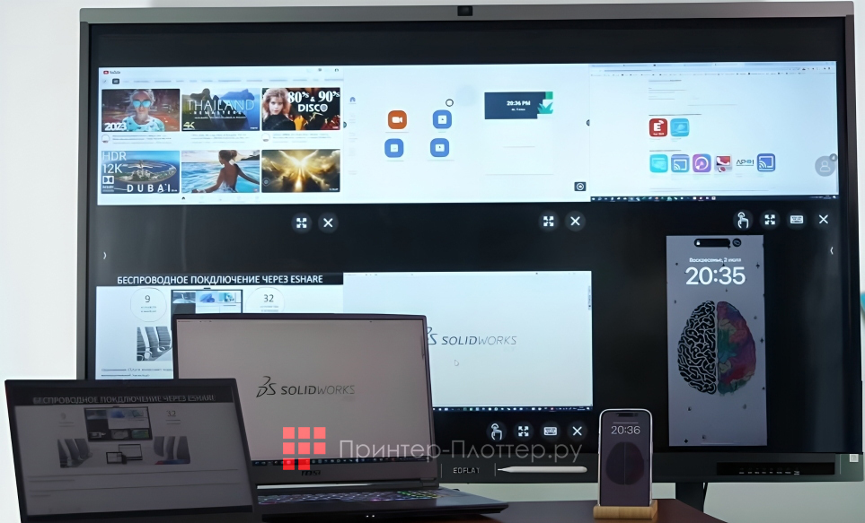 EdFlat EDF86UH 3, Беспроводное подключение