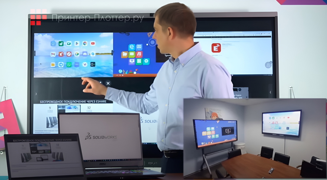 EdFlat EDF98UH 3, Беспроводное подключение