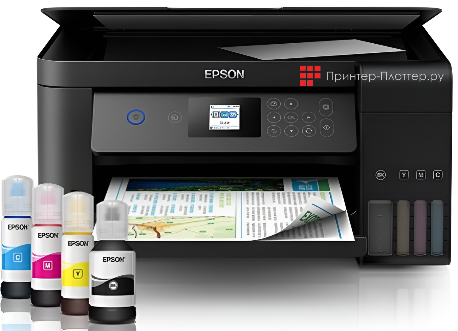 Epson EcoTank L4260. Key Lock — система безошибочной заправки чернил