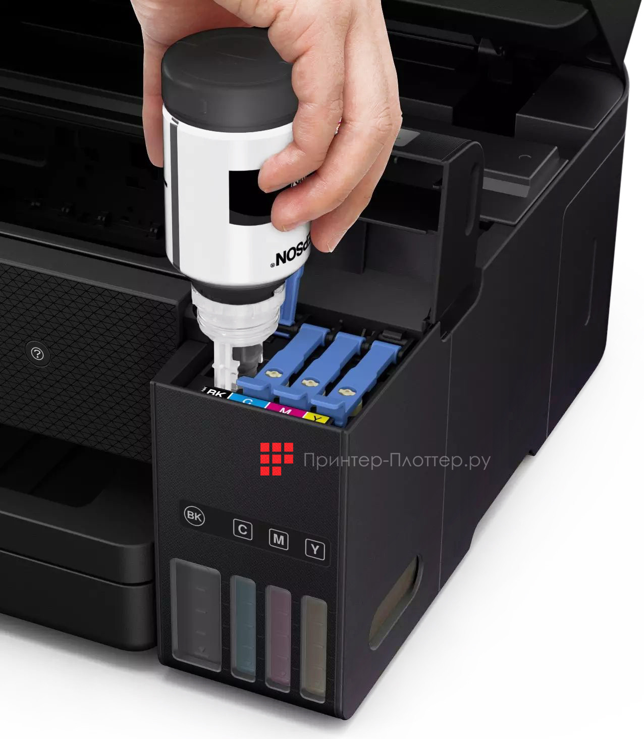 Epson EcoTank L6290. Key Lock — система безошибочной заправки чернил