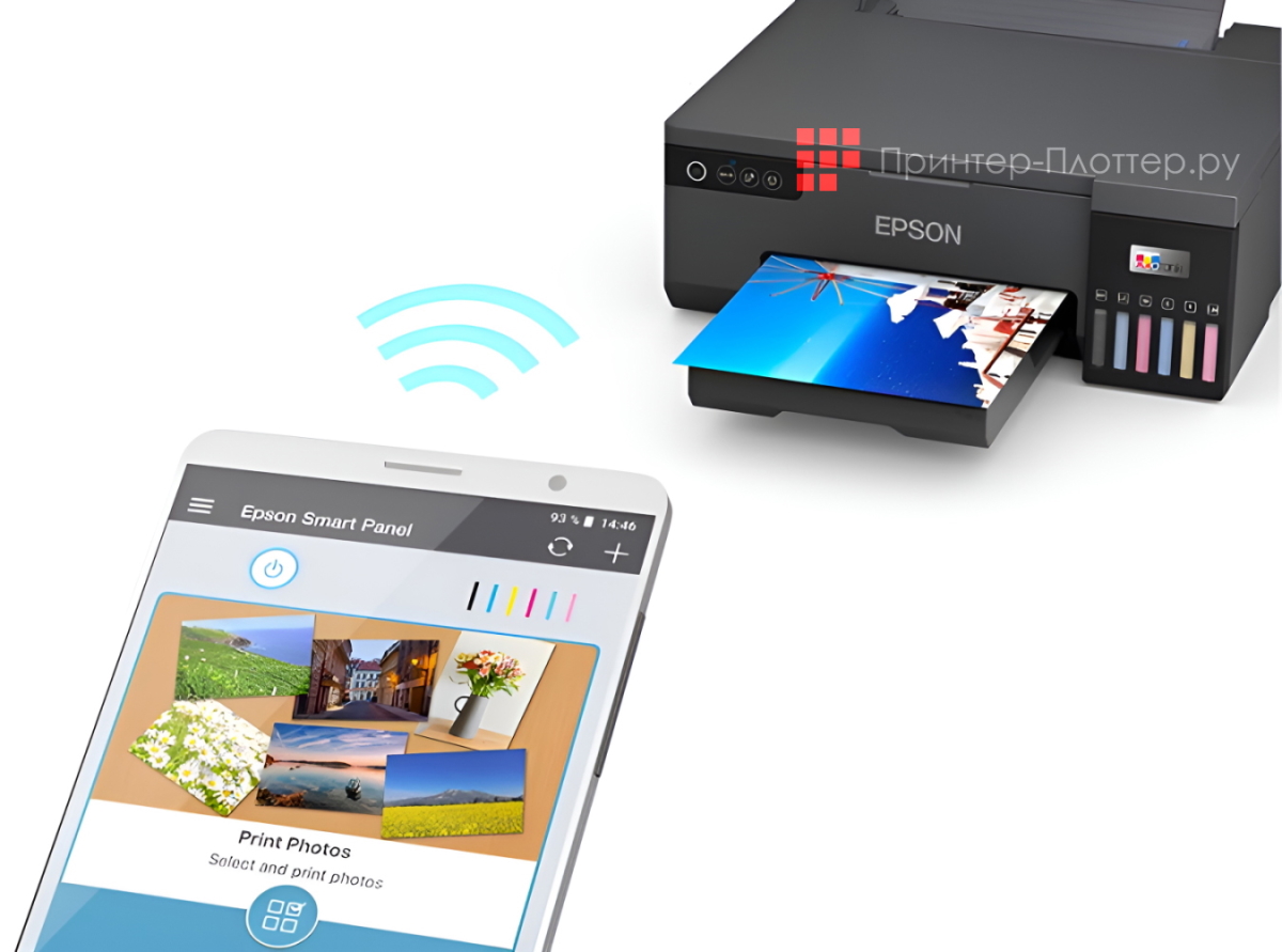 Epson EcoTank L8050. Epson Smart Panel