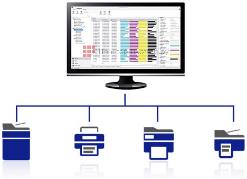 Epson M15140. Контроль за объемами печати