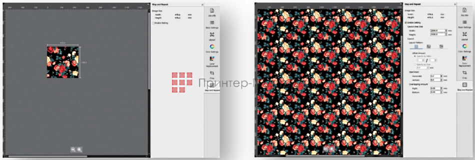 Epson Monna Lisa Evo Tre 32. Step and repeat