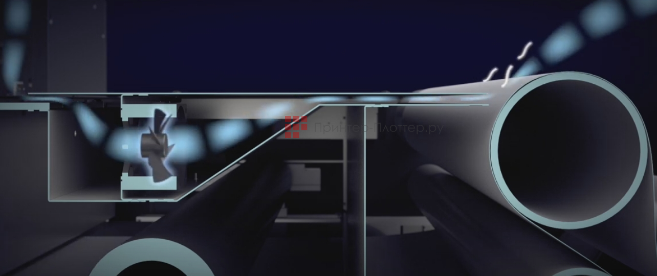 Epson Monna Lisa ML-8000. Система пневматического удаления пыли