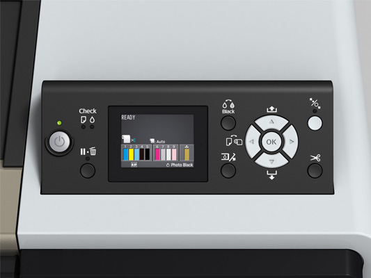 Epson Stylus Pro WT7900. Панель управления