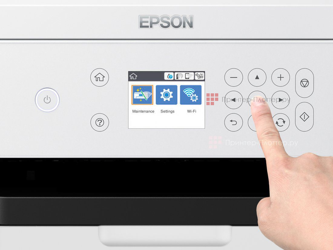 Epson SureColor SC-F100. Панель управления