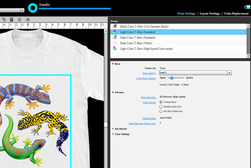 Epson SureColor SC-F2100 (4C). ПО Garment Creator