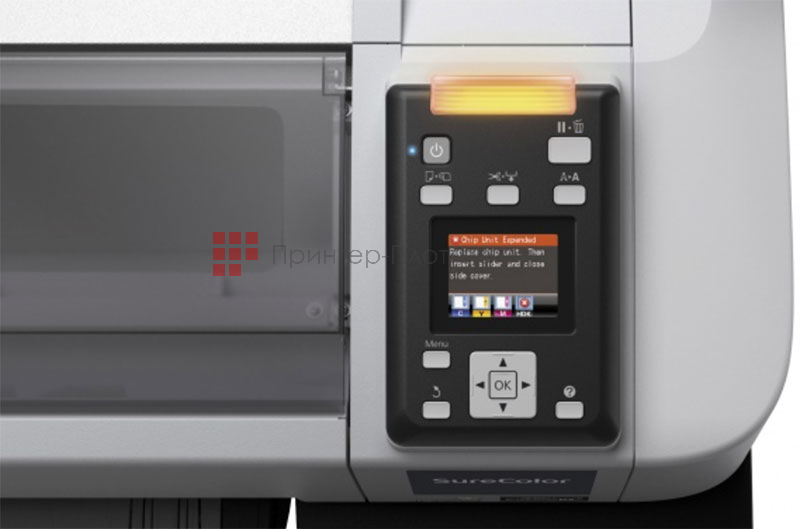 Epson SureColor SC-F6200 (HDK). Панель управления