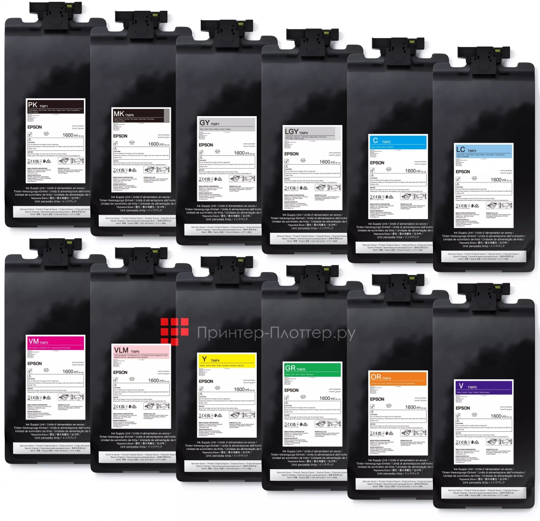 Epson SureColor SC-P20500. 12-цветный набор чернил