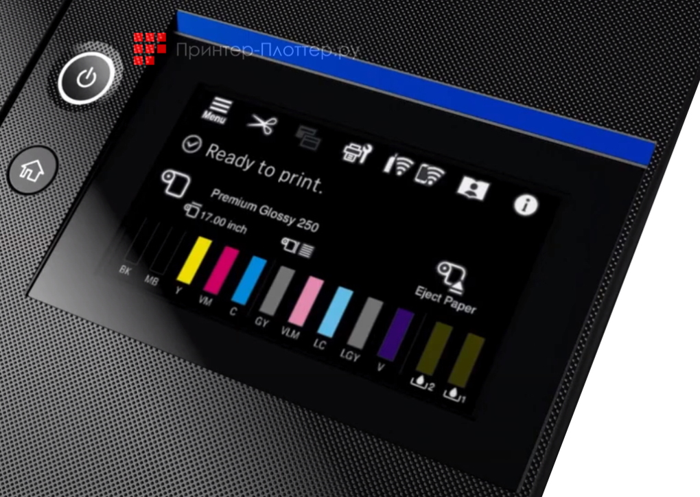 Epson SureColor SC-P5300. Панель управления