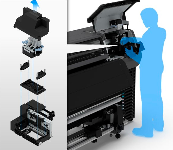 Epson SureColor SC-R5010L. Стабильность производства