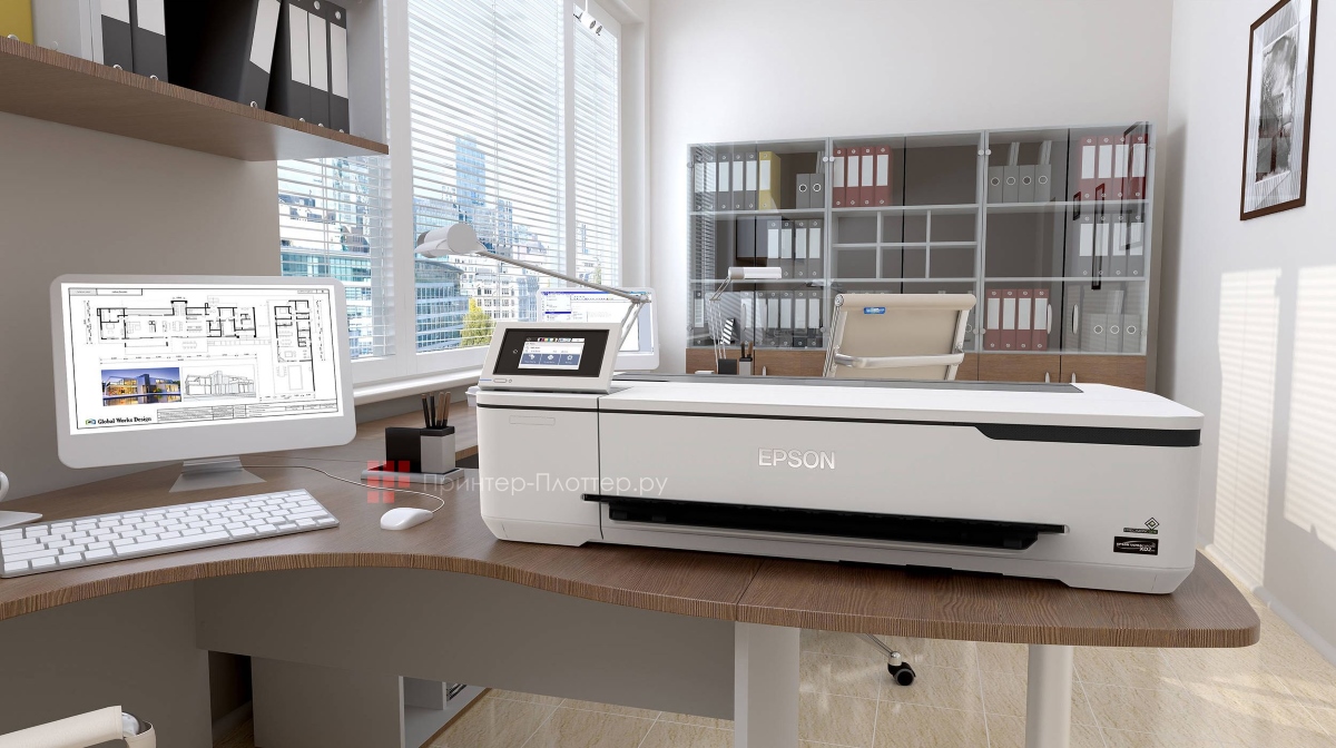 Epson SureColor SC-T2100. Компактный ненавязчивый дизайн