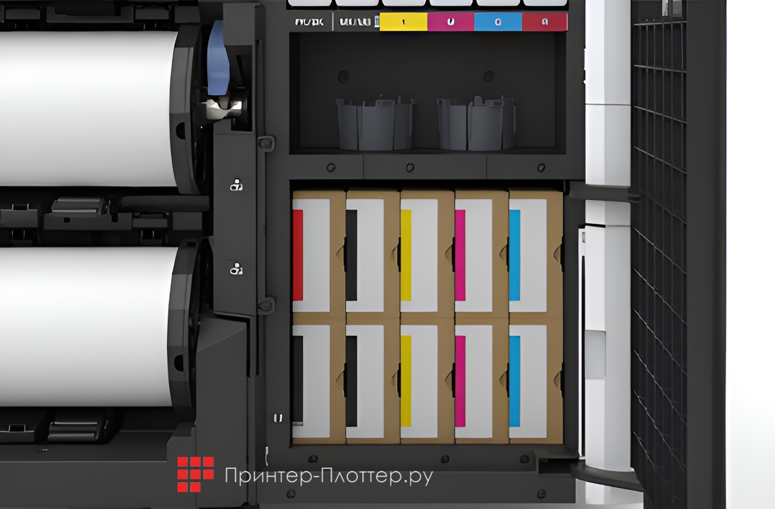 Epson SureColor SC-T3700E. Автоматическая загрузка бумаги