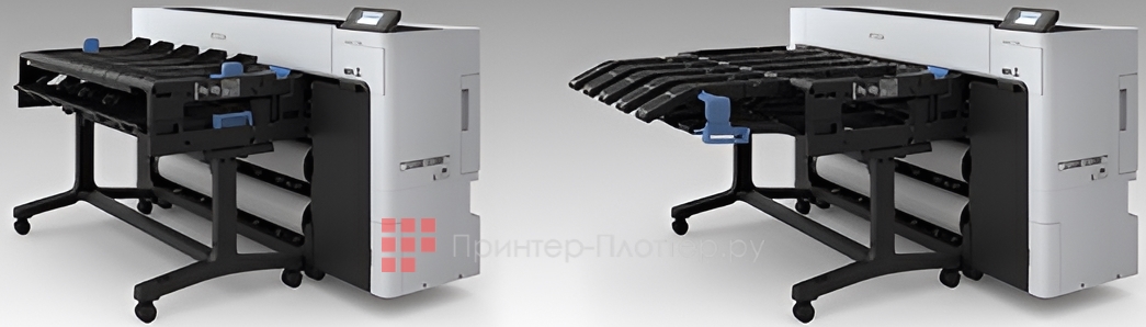 Epson SureColor SC-T7700DM. Дополнительный штабелер большой емкости