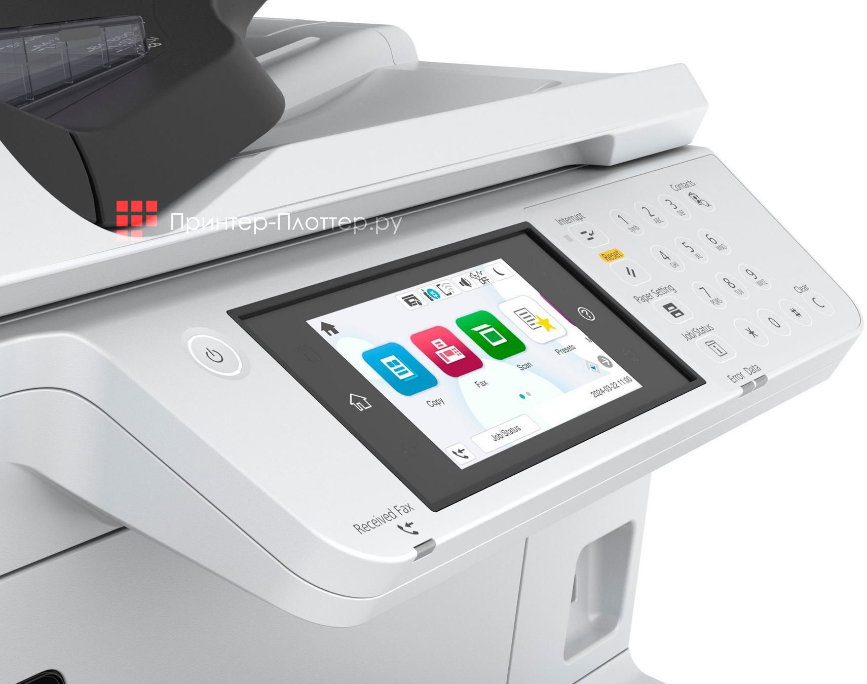 Epson WorkForce Pro EM-C7100DWF. Панель управления