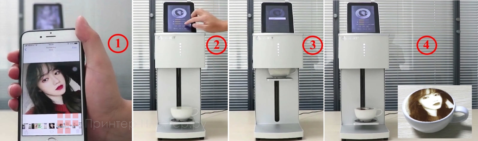 Evebot Fantasia Pro. Съедобные чернила