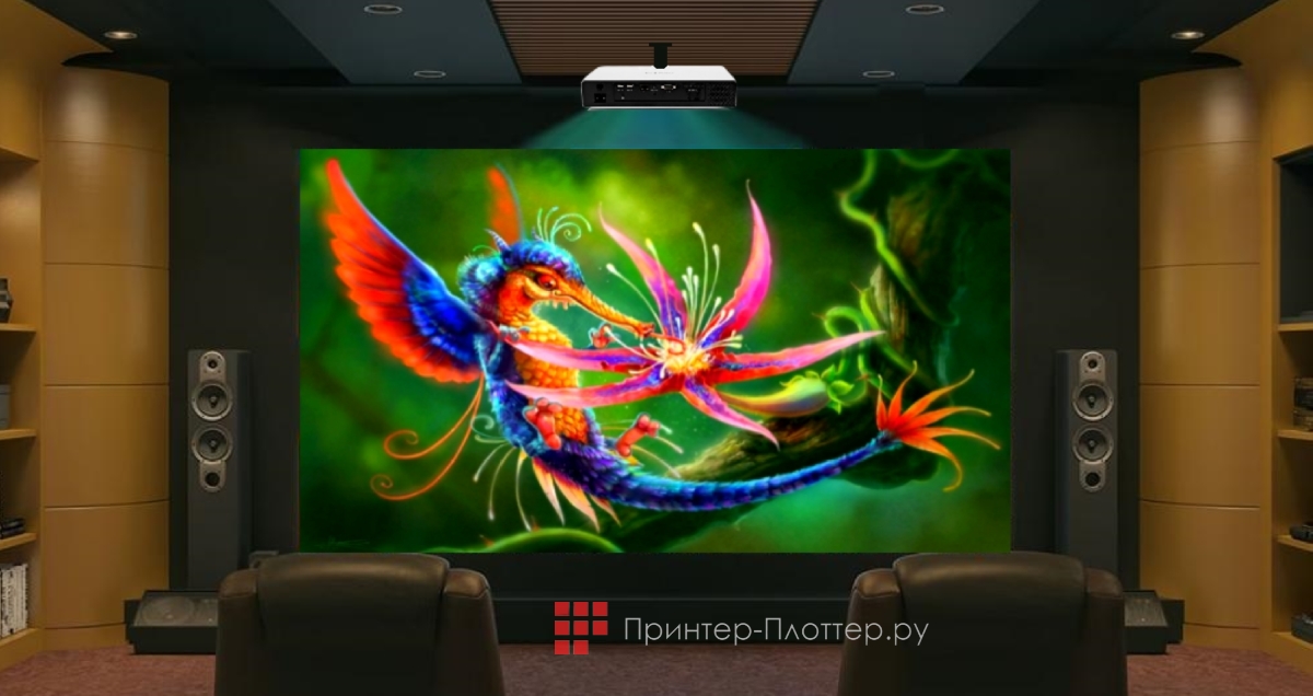 Exell EXL203Z. Отличное качество изображения на большом экране