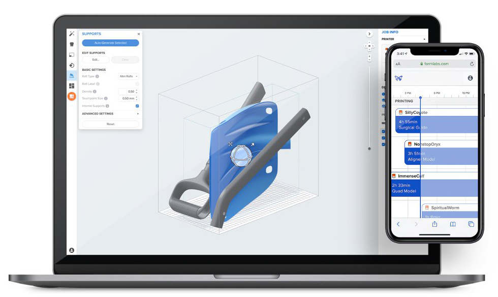 Formlabs Form 3. Программное обеспечение