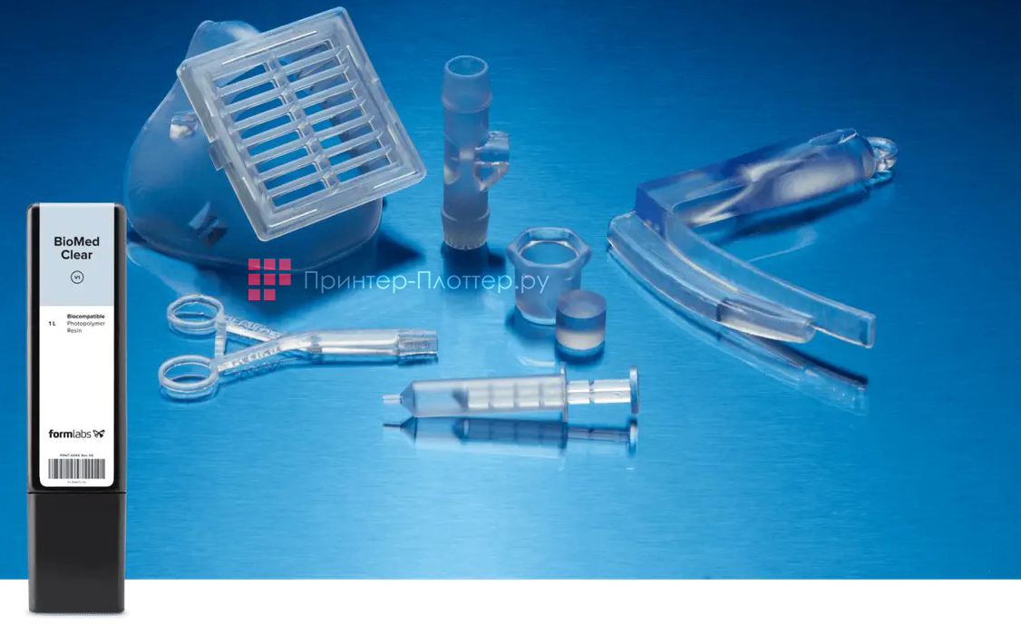 Formlabs Form 3B. BioMed Clear Resin