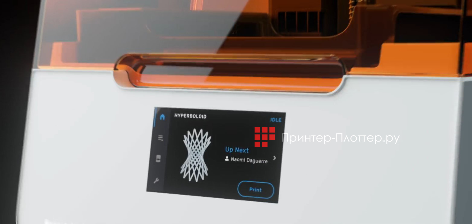 Formlabs Form 3B. Интуитивно понятный интерфейс