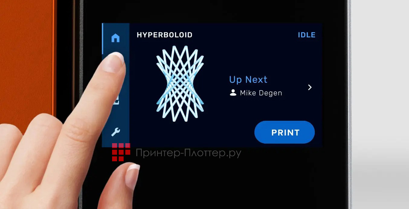 Formlabs Form 3L. Интуитивно понятный интерфейс