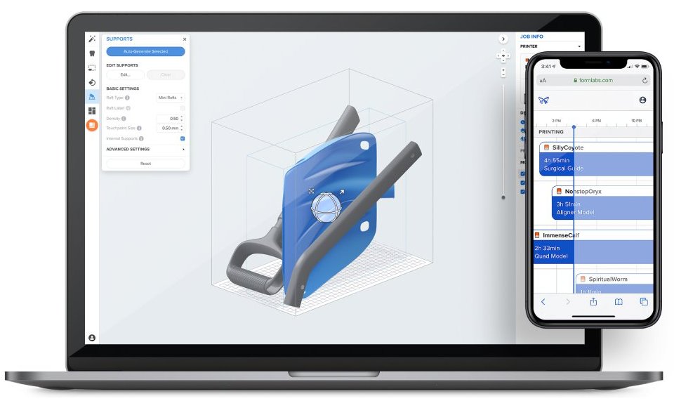Formlabs Form 3L. Программное обеспечение