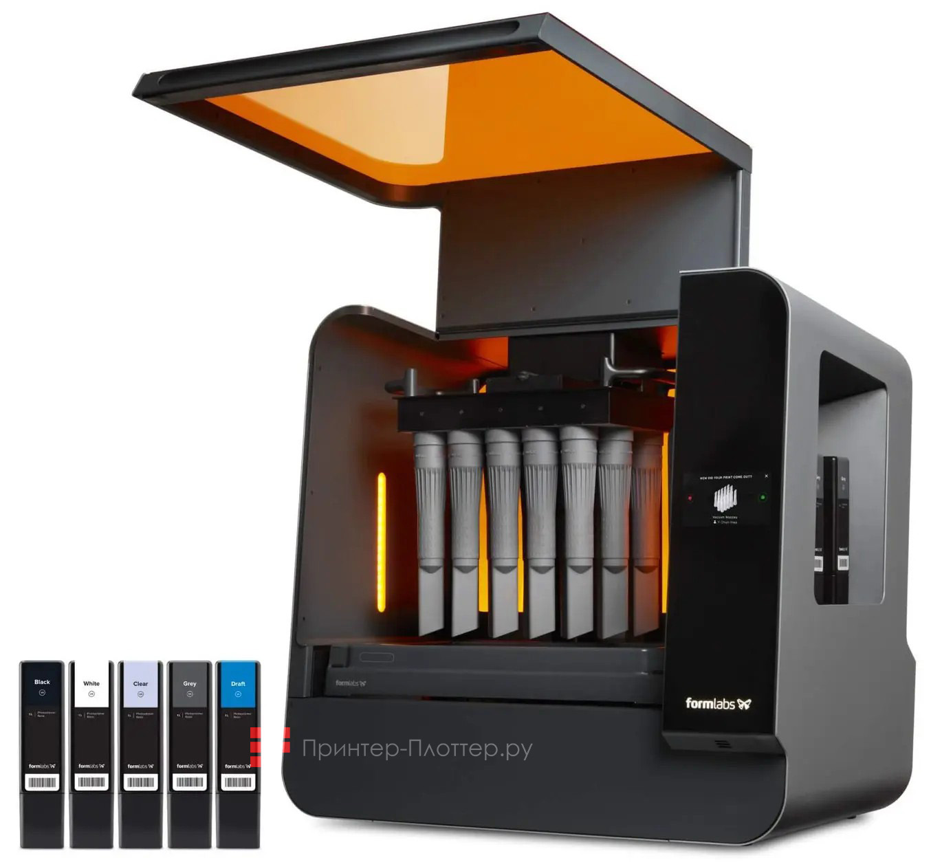 Formlabs Form 3L. Управление материалами