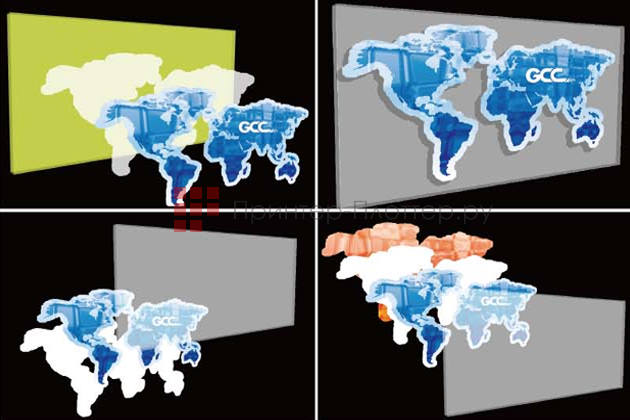 GCC JF-240UV. Использование белых чернил