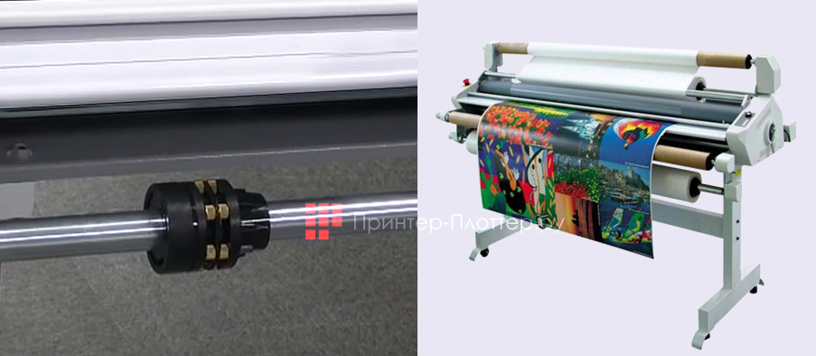 GMP Excelam Plus 1600 Combi RSER. Адаптеры для установки пленки на втулке