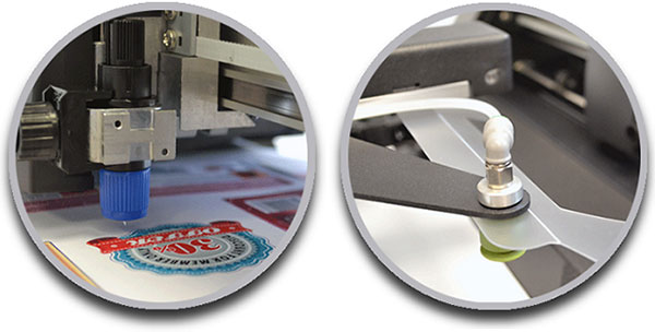 Graphtec CE7000-40 + Graphtec F-Mark2. Вакуумные присоски и считывание меток