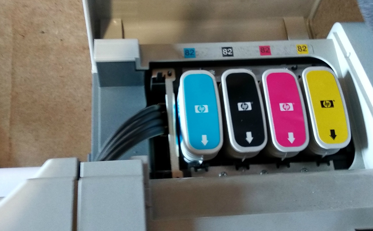 HP DesignJet 510 24 дюйма. Чернила