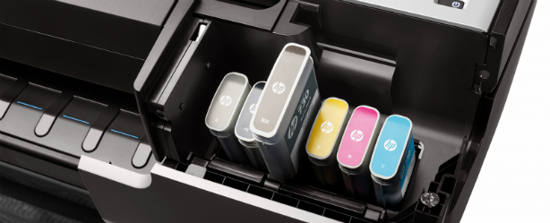 HP Designjet T1700 PostScript. 6 картриджей