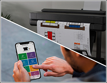 HP DesignJet T250. Полное управление с помощью ПО HP Smart