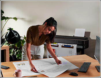 HP DesignJet T630 914 мм. Автоматическая печать разных форматов