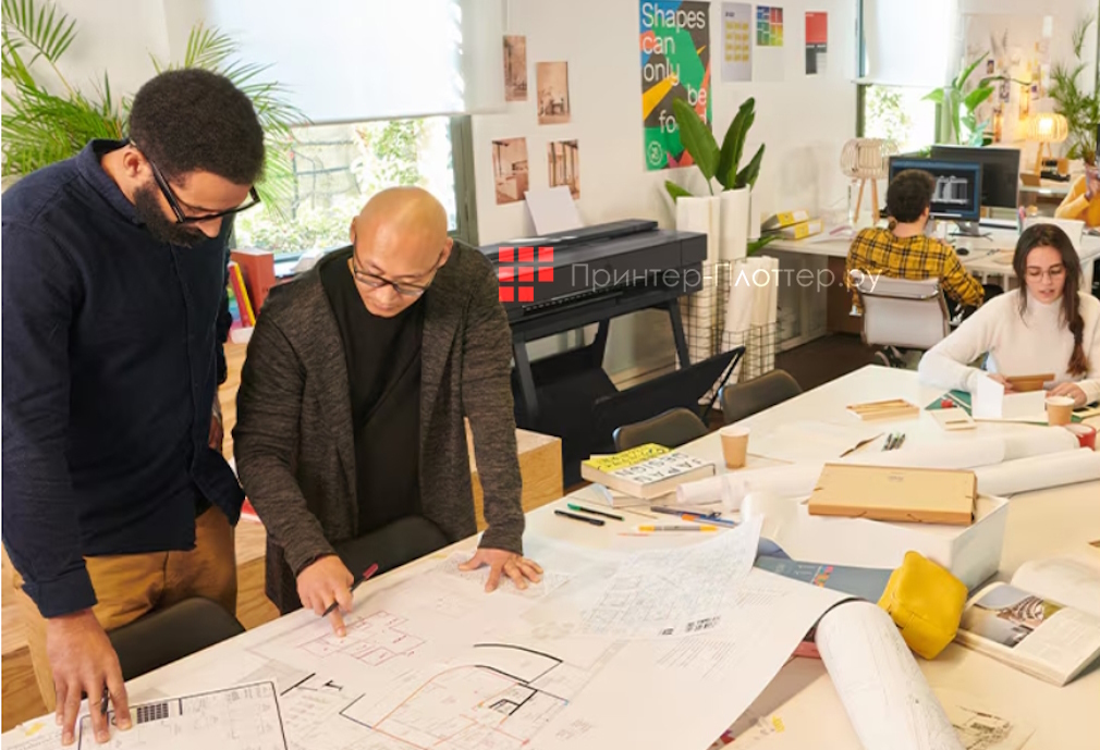 HP DesignJet T850. Опции финишной обработки документов