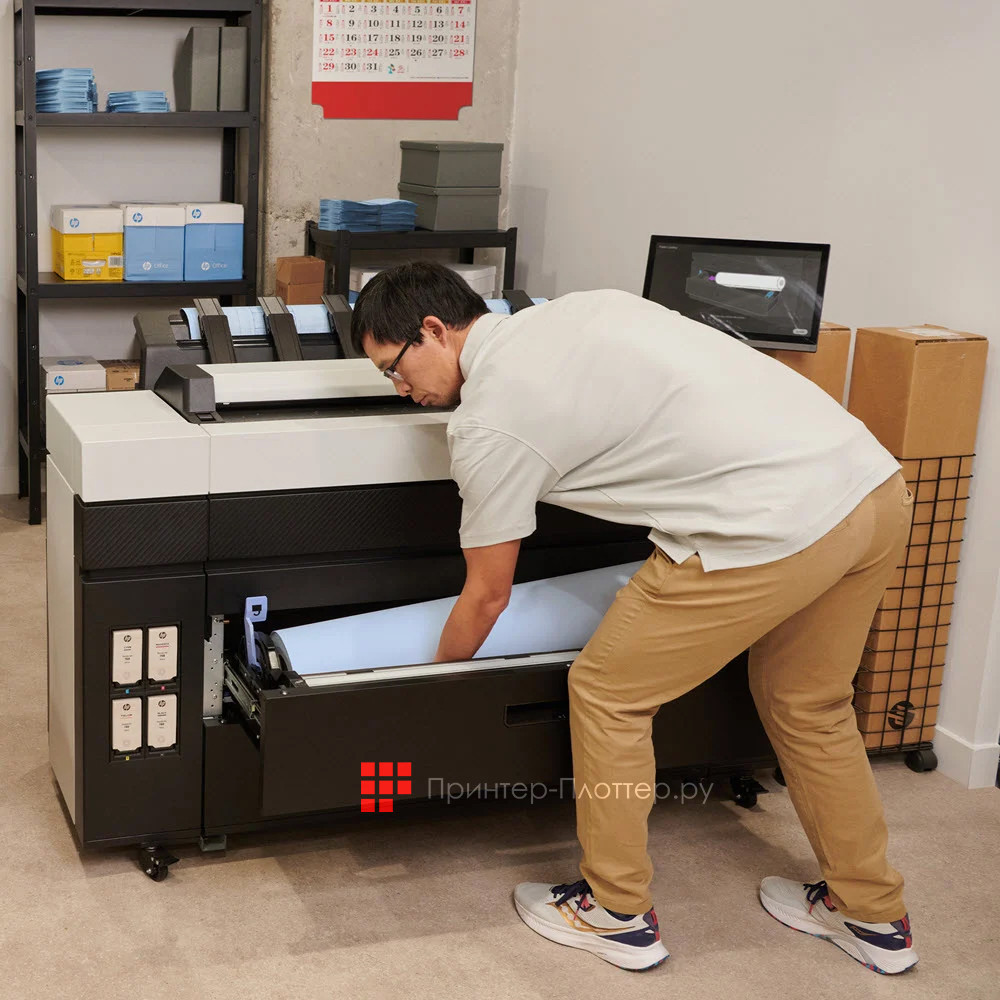 HP DesignJet XL 3800. Опции финишной обработки документов