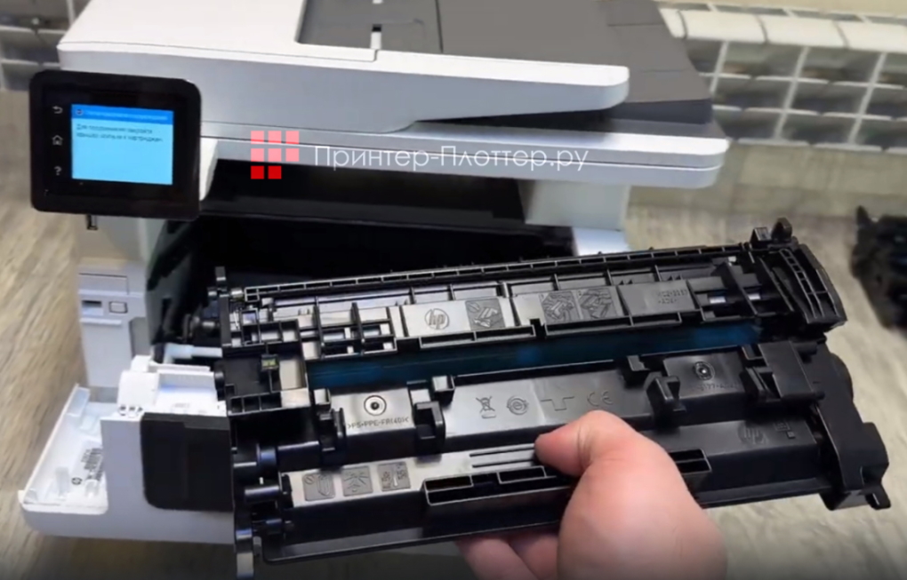 HP LaserJet Pro 4103fdw. Оригинальные картриджи